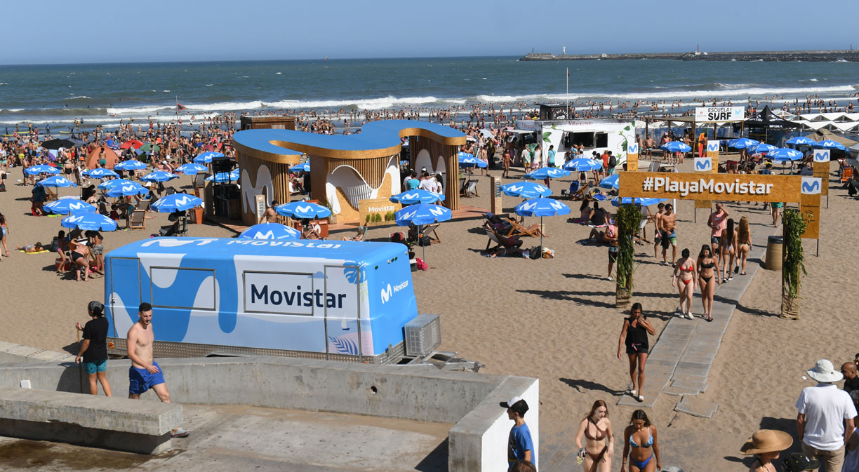 Playa Movistar Mar del Plata