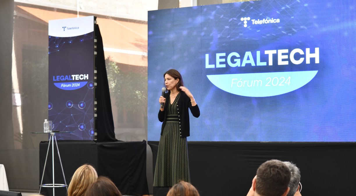 Martha Elena Ruiz, Directora de Secretaría General de Telefónica Hispanoamérica, en el Legal Tech Forum 2024